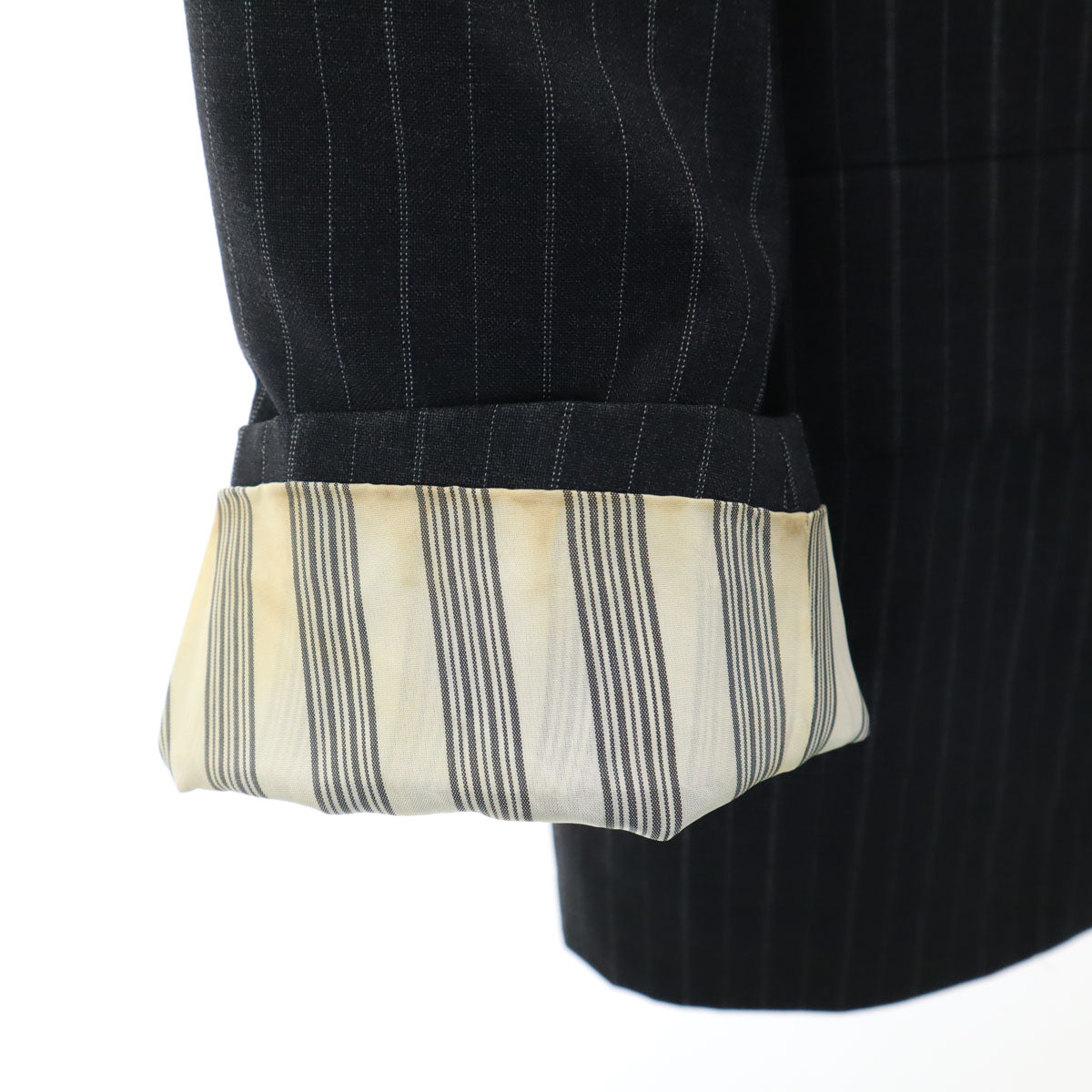 Brooks Brothers ブルックスブラザーズ ストライプ柄 スーツ 上下 セットアップ グレー メンズ