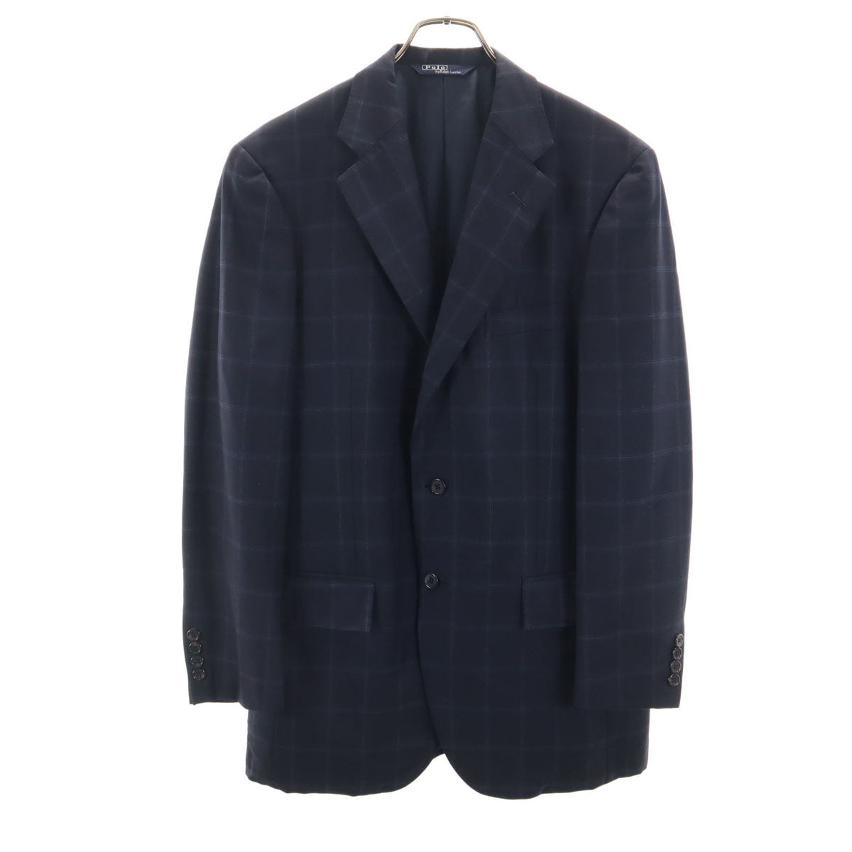 Polo by Ralph Lauren ポロバイラルフローレン ウール100% テーラードジャケット A7 ネイビー系 メンズ