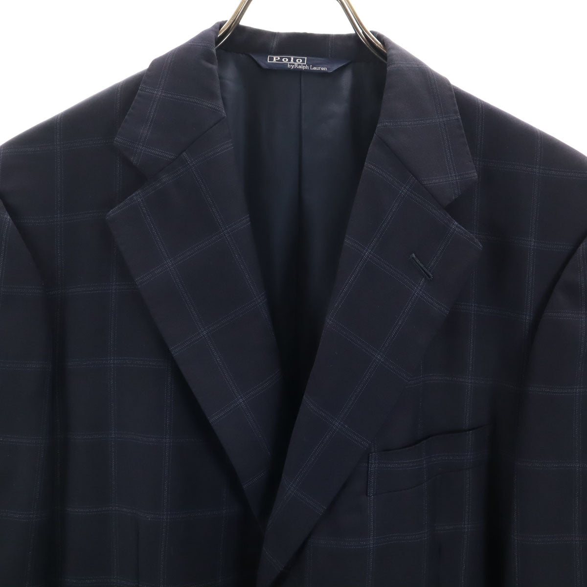 Polo by Ralph Lauren ポロバイラルフローレン ウール100% テーラードジャケット A7 ネイビー系 メンズ