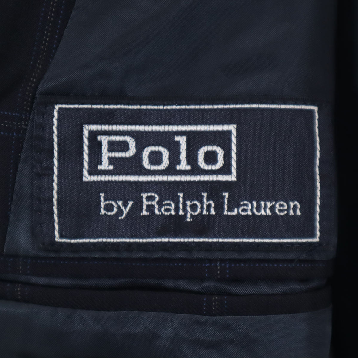 Polo by Ralph Lauren ポロバイラルフローレン ウール100% テーラードジャケット A7 ネイビー系 メンズ