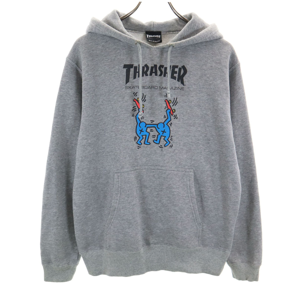 THRASHER スラッシャー 長袖 パーカー M グレー 裏起毛 メンズ