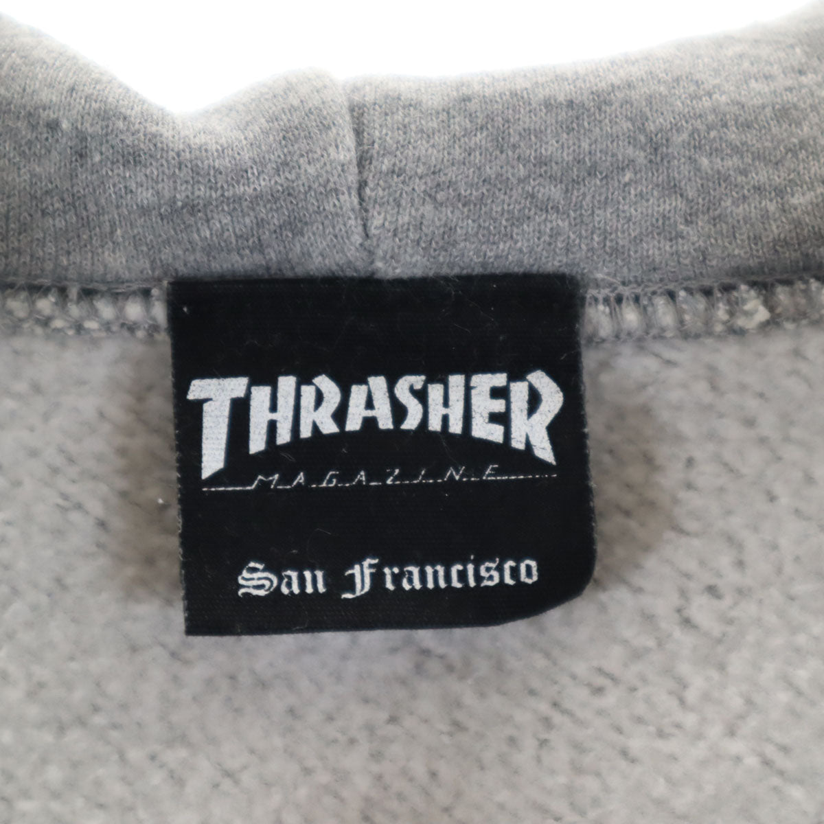 THRASHER スラッシャー 長袖 パーカー M グレー 裏起毛 メンズ