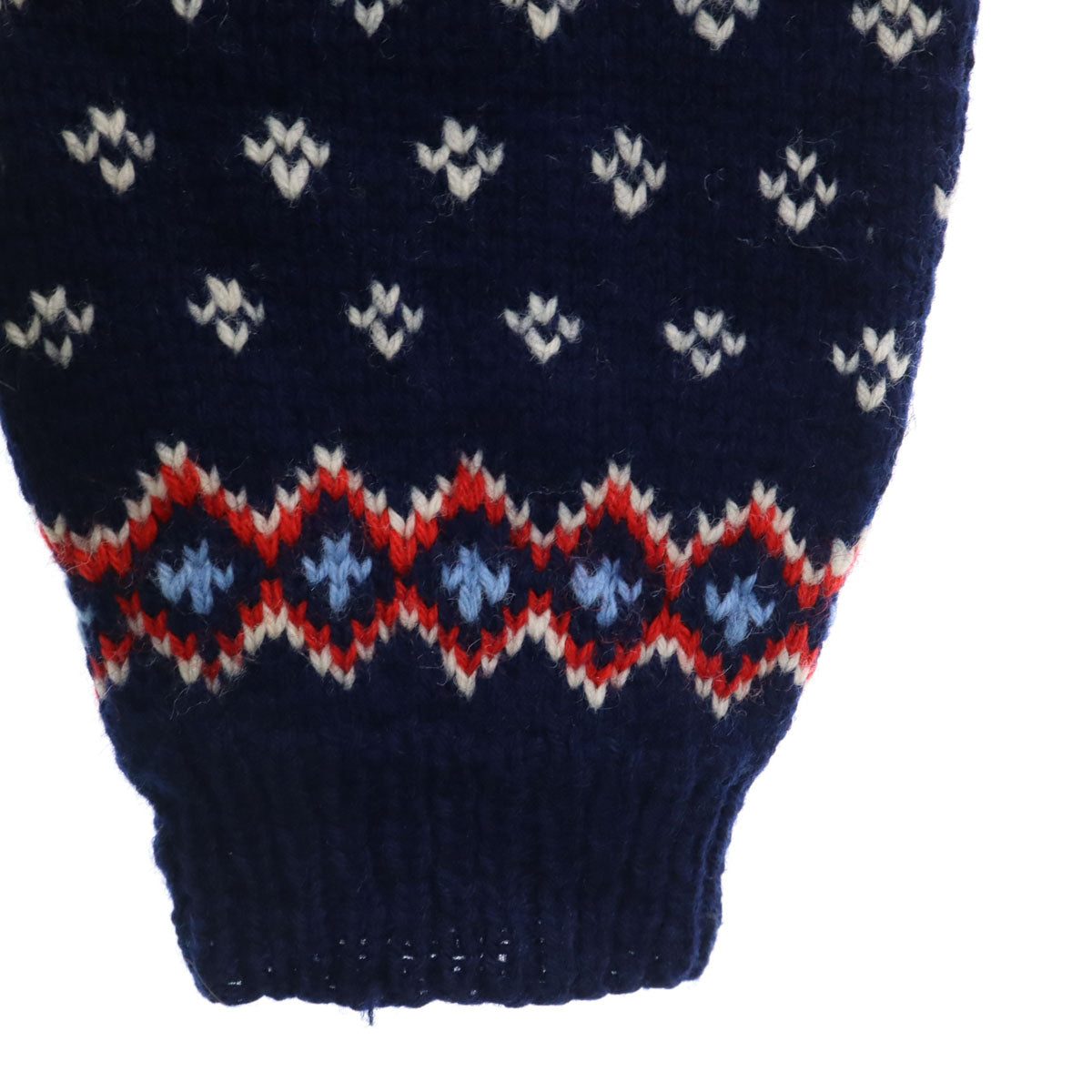 Sigmund ruud export エクスポート 80s ノルウェー製 ウール100% ヴィンテージ ノルディック柄 長袖 セーター ネイビー系 ニット メンズ