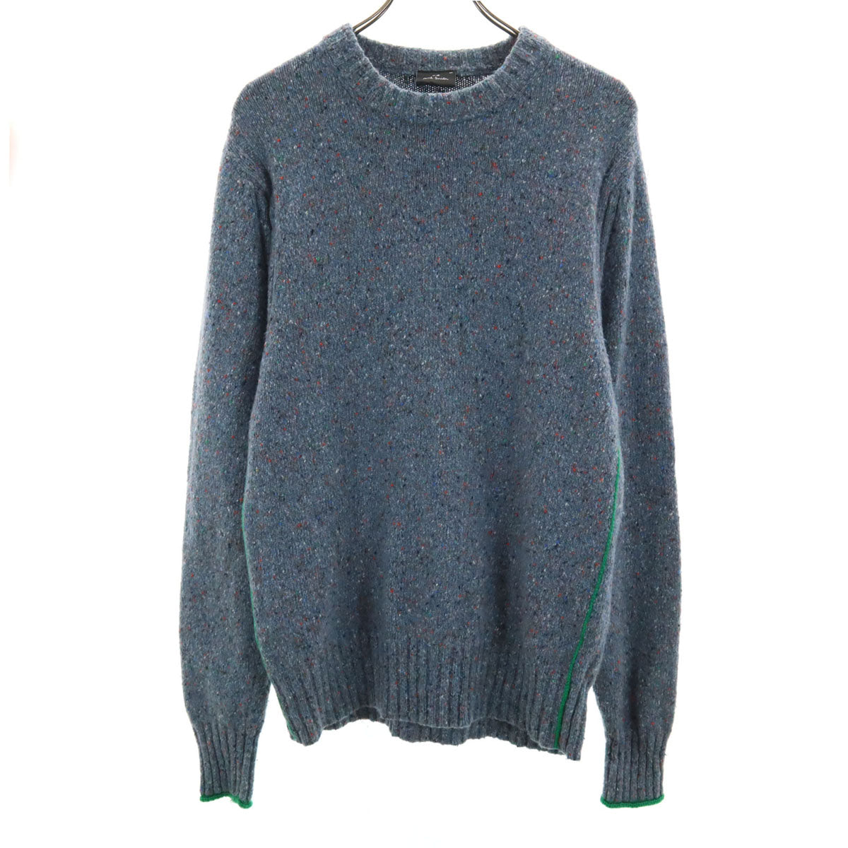 PS Paul Smith ピーエスポールスミス ウールブレンド 長袖 セーター XL ブルー系 ニット メンズ