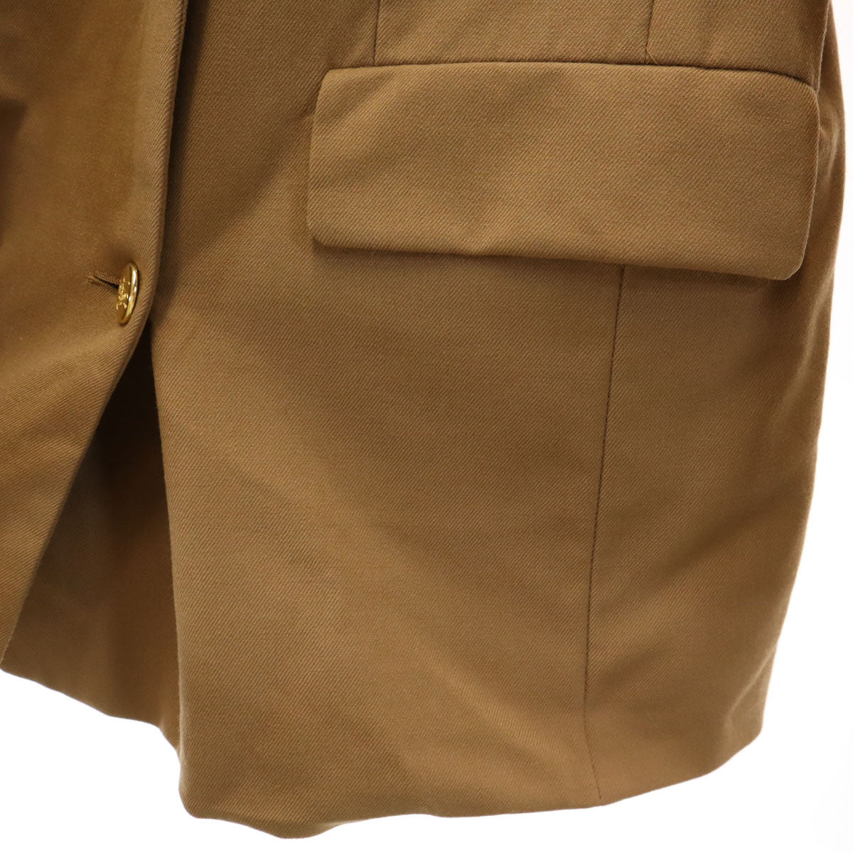 Burberrys バーバリーズ 90s 英国製 オールド ダブル テーラードジャケット 14R ブラウン レディース