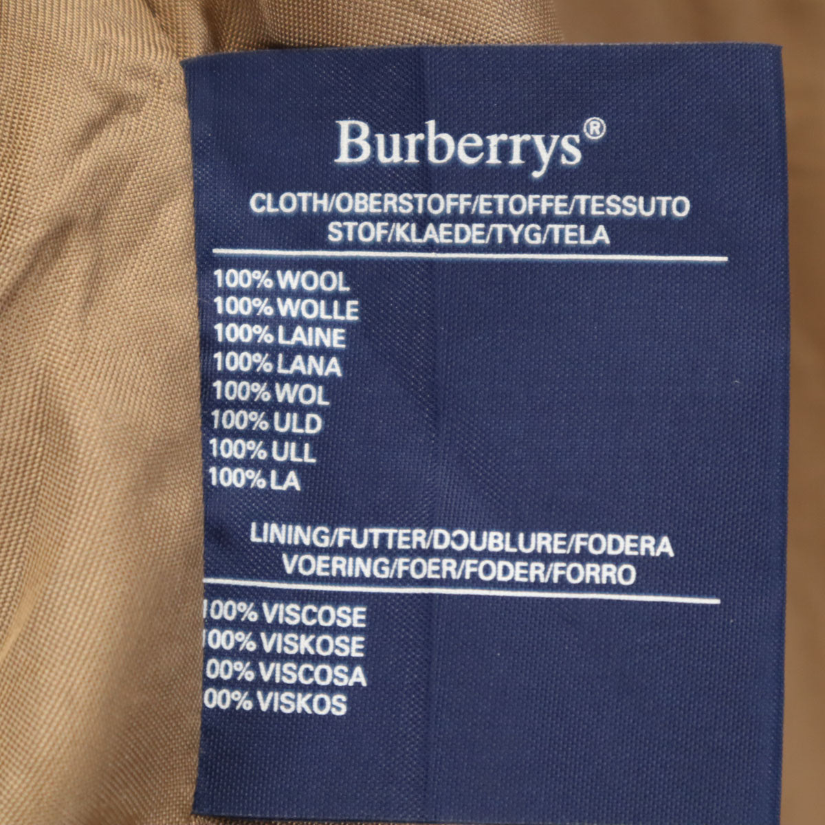 Burberrys バーバリーズ 90s 英国製 オールド ダブル テーラードジャケット 14R ブラウン レディース