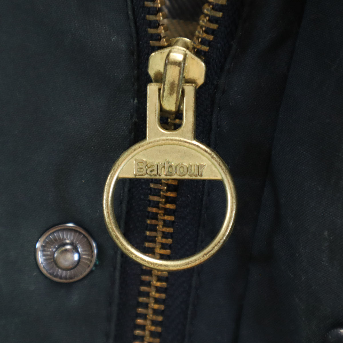 Barbour バブアー イングランド製 3ワラント クラシック ビデイル オイルドジャケット XL 12/13 ブラック系 ワックス キッズ