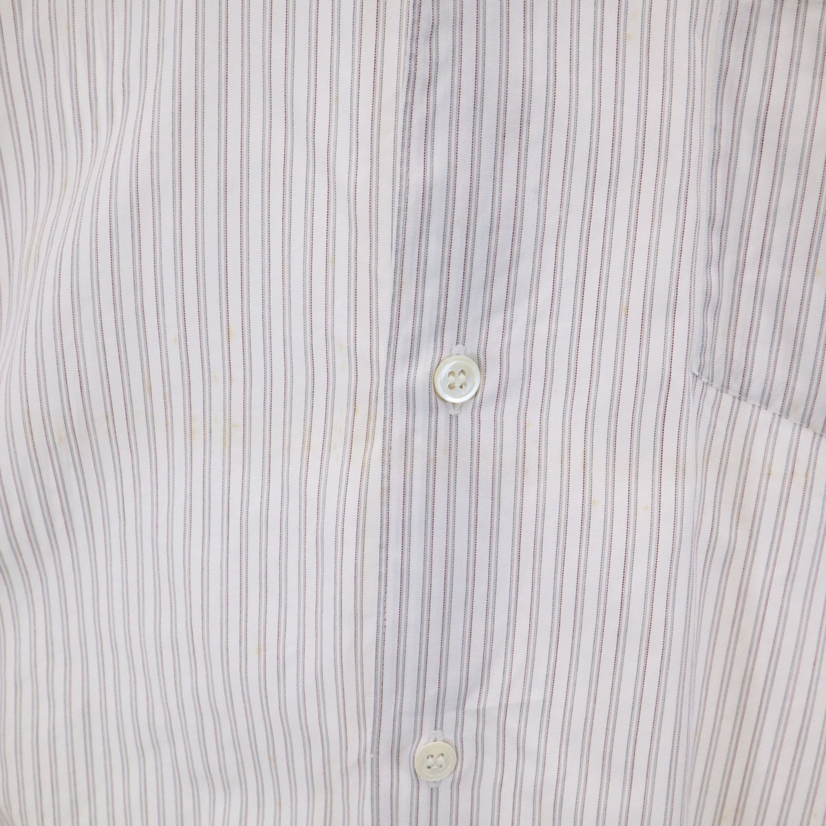 COMME des GARCONS HOMME DEUX コムデギャルソンオムドゥ 90s オールド 長袖 コットンシャツ M ホワイト系 メンズ