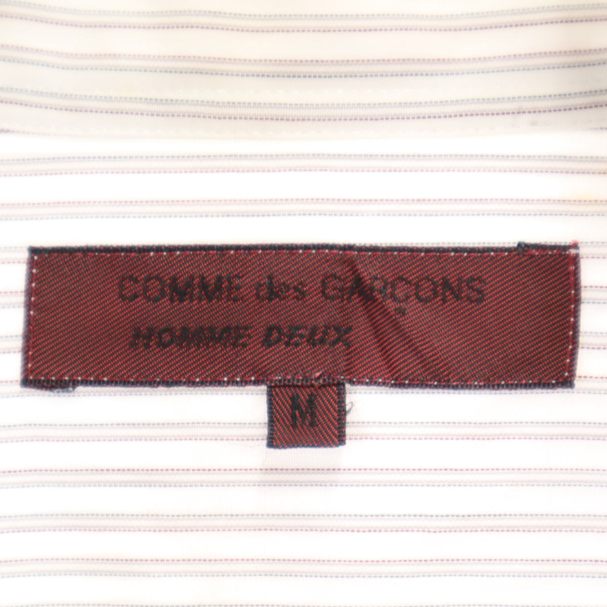COMME des GARCONS HOMME DEUX コムデギャルソンオムドゥ 90s オールド 長袖 コットンシャツ M ホワイト系 メンズ