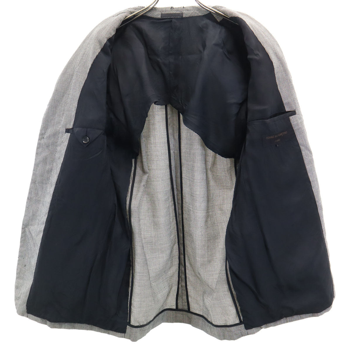 COMME des GARCONS HOMME コムデギャルソンオム 90s 1992年 日本製 ウール オールド テーラードジャケット S ブラック系 メンズ