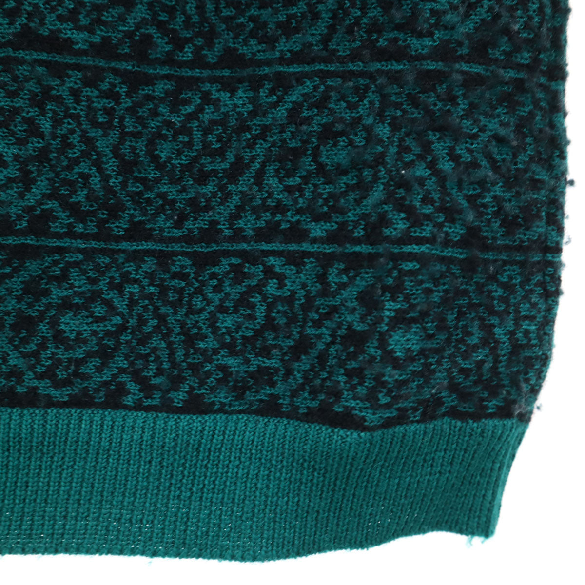 Missoni ミッソーニ イタリア製 ウールブレンド 長袖 タートルネック ニット 44 グリーン系 セーター レディース