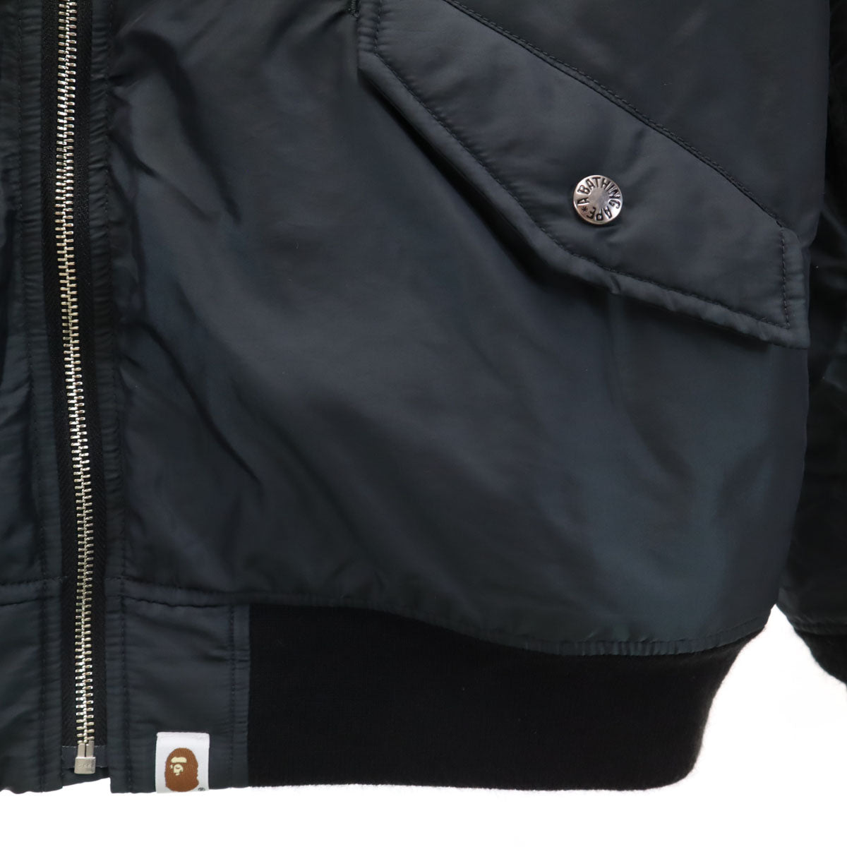 A BATHING APE アベイシングエイプ フライトジャケット M ブラック系 メンズ