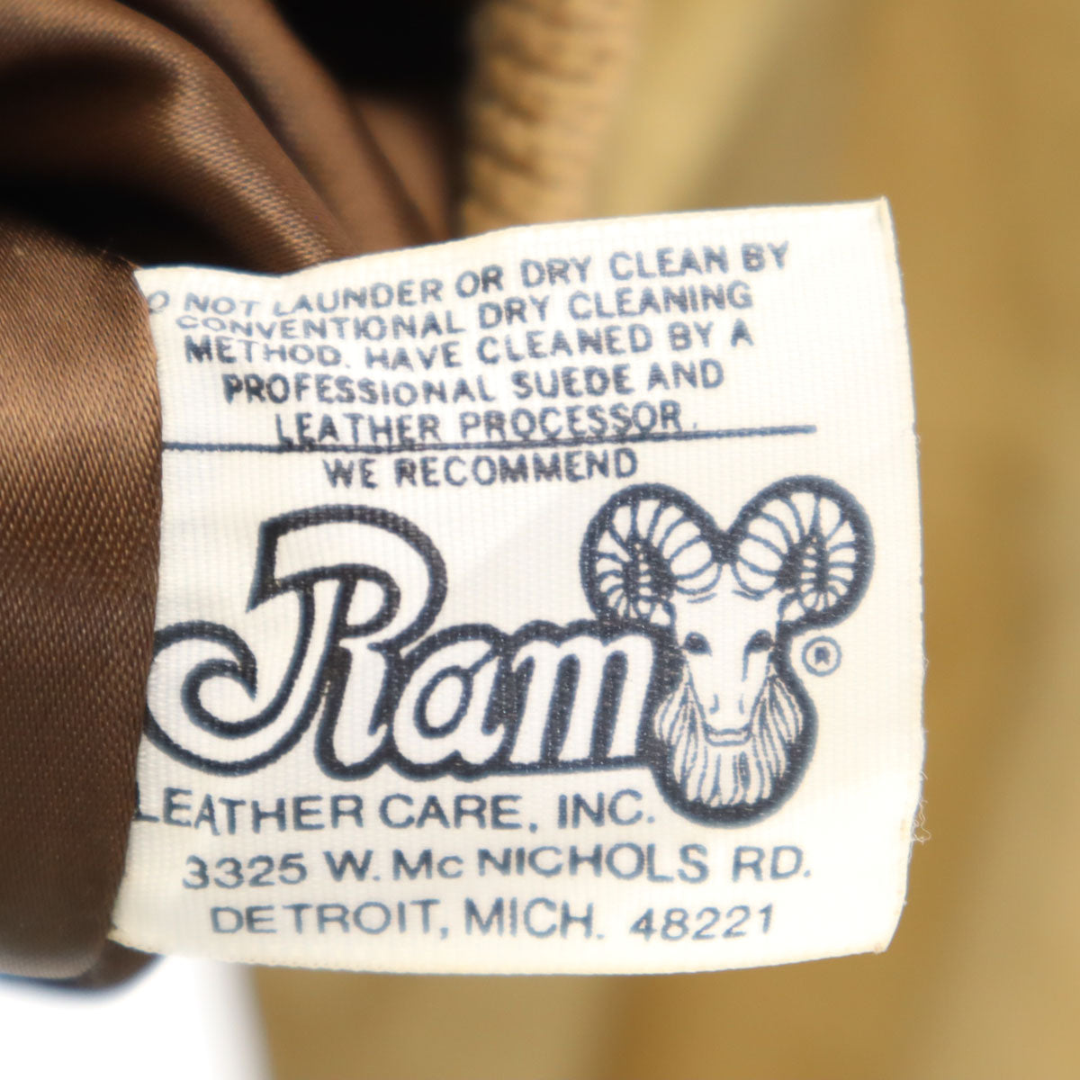 Reed Sportswear 70s ヴィンテージ レザージャケット ベージュ系 メンズ