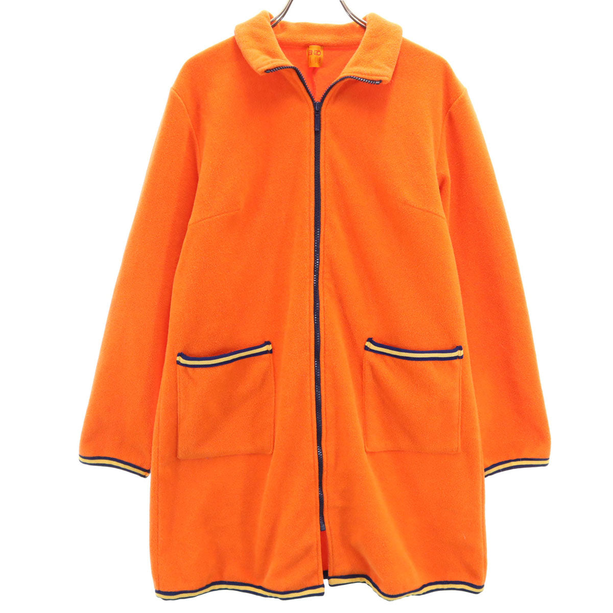 KENZO CLUB ケンゾークラブ 90s 日本製 オールド フリースジャケット 38 オレンジ系 レディース