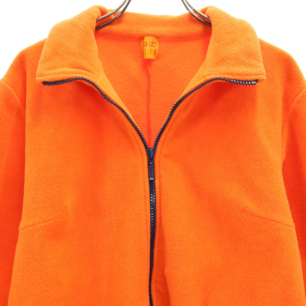 KENZO CLUB ケンゾークラブ 90s 日本製 オールド フリースジャケット 38 オレンジ系 レディース