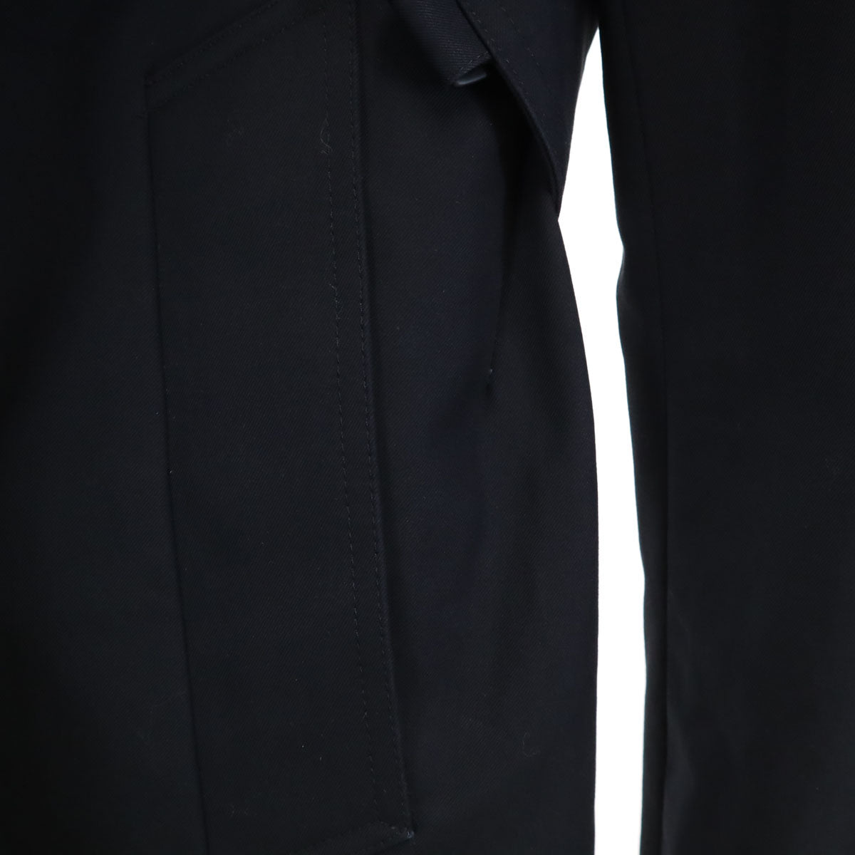 LAD MUSICIAN ラッドミュージシャン 日本製 ショート トレンチコート 44 ネイビー メンズ