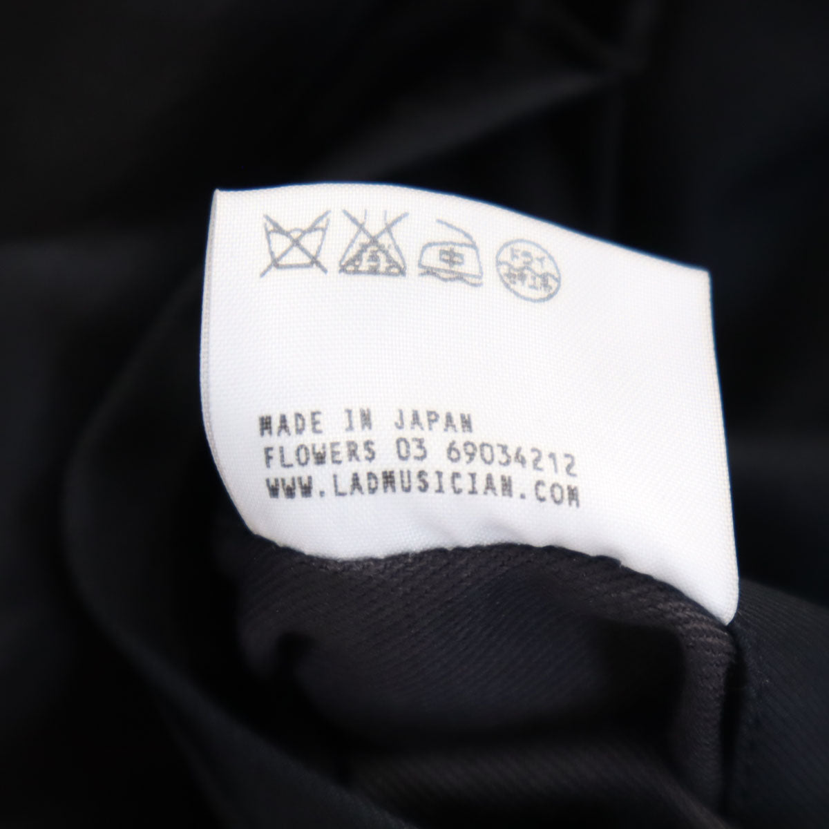 LAD MUSICIAN ラッドミュージシャン 日本製 ショート トレンチコート 44 ネイビー メンズ