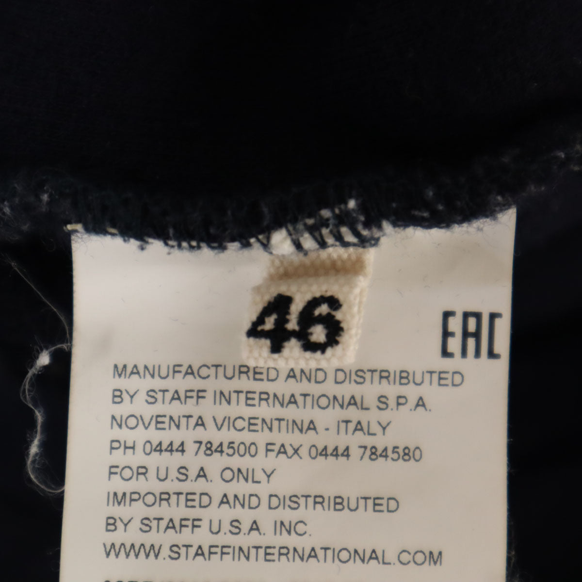 MARNI マルニ イタリア製 ウールブレンド 長袖 カットソー 46 ネイビー メンズ