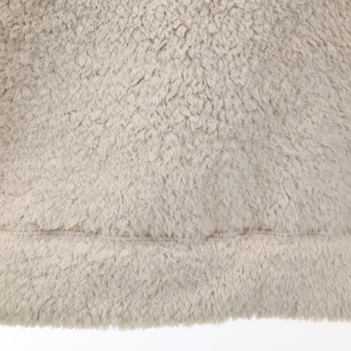 REMI RELIEF レミレリーフ 日本製 長袖 ボア カーディガン M ベージュ系 メンズ