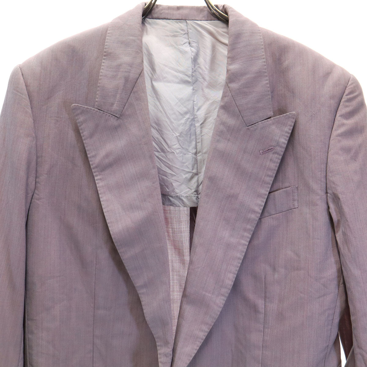 KENZO ケンゾー 90s 日本製 ウール100% オールド スーツ 上下 セットアップ 2 ラベンダー メンズ