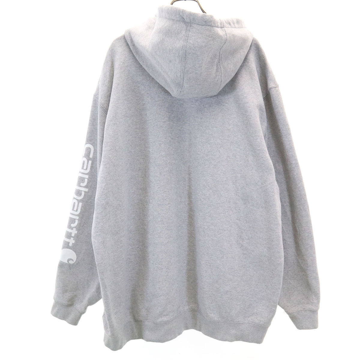 Carhartt カーハート K288 長袖 スウェットパーカー 2XL グレー ビッグサイズ 裏起毛 メンズ