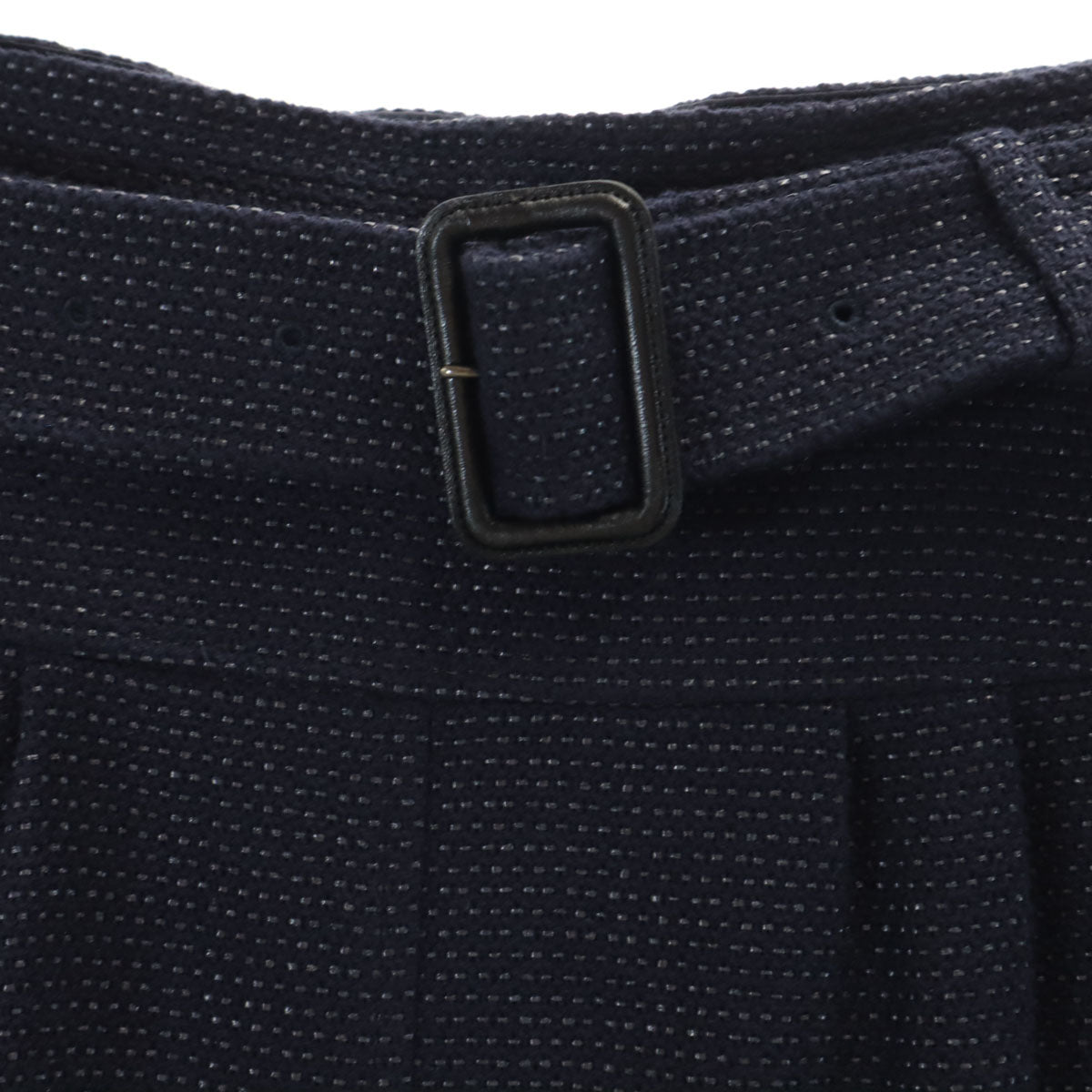 BURBERRY BLACK LABEL バーバリーブラックレーベル 日本製 総柄 5分袖 スカートスーツ 上下 セットアップ 40 ネイビー 三陽商会 レディース