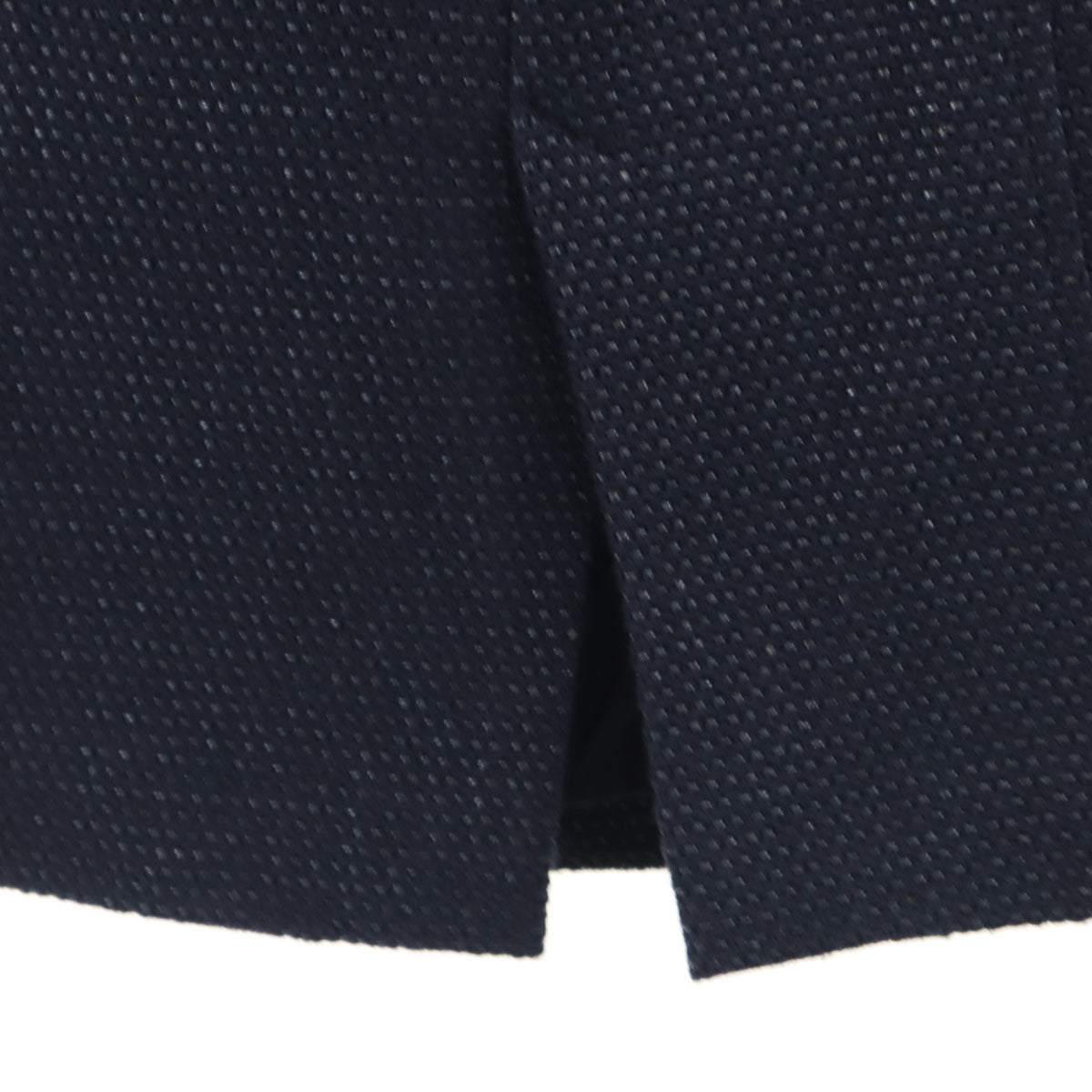 BURBERRY BLACK LABEL バーバリーブラックレーベル 日本製 総柄 5分袖 スカートスーツ 上下 セットアップ 40 ネイビー 三陽商会 レディース