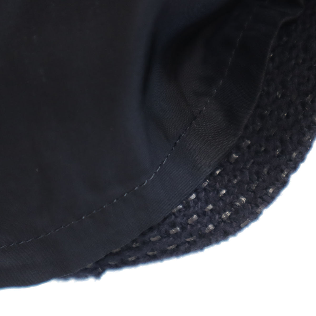 BURBERRY BLACK LABEL バーバリーブラックレーベル 日本製 総柄 5分袖 スカートスーツ 上下 セットアップ 40 ネイビー 三陽商会 レディース