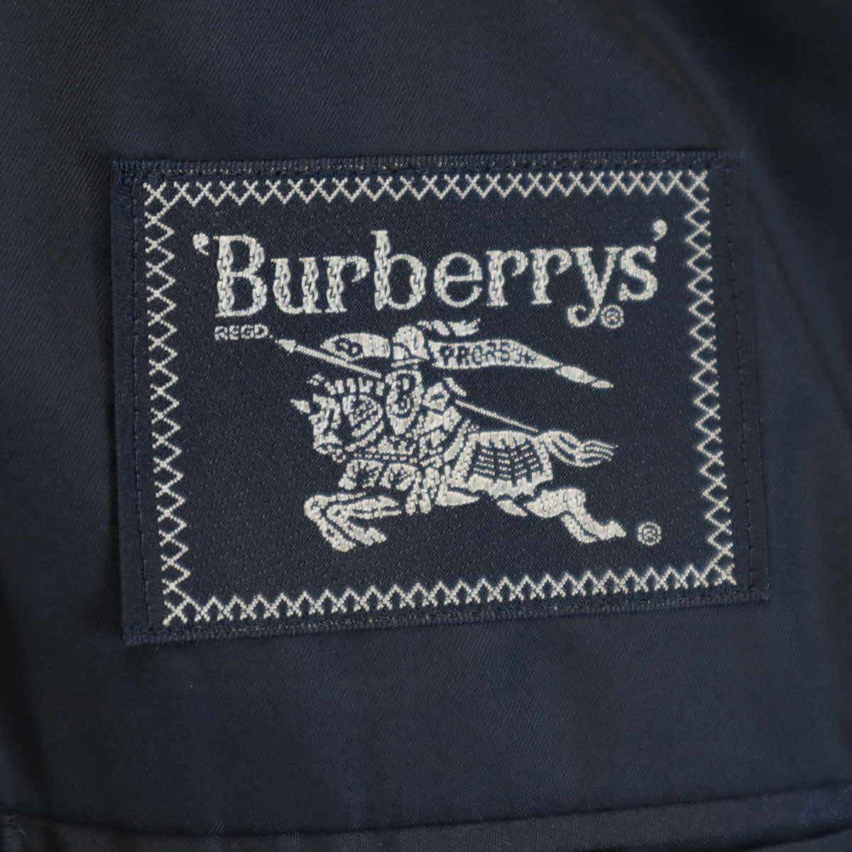 Burberrys バーバリーズ 90s ウール オールド スーツ 上下 セットアップ A6/85 ネイビー メンズ
