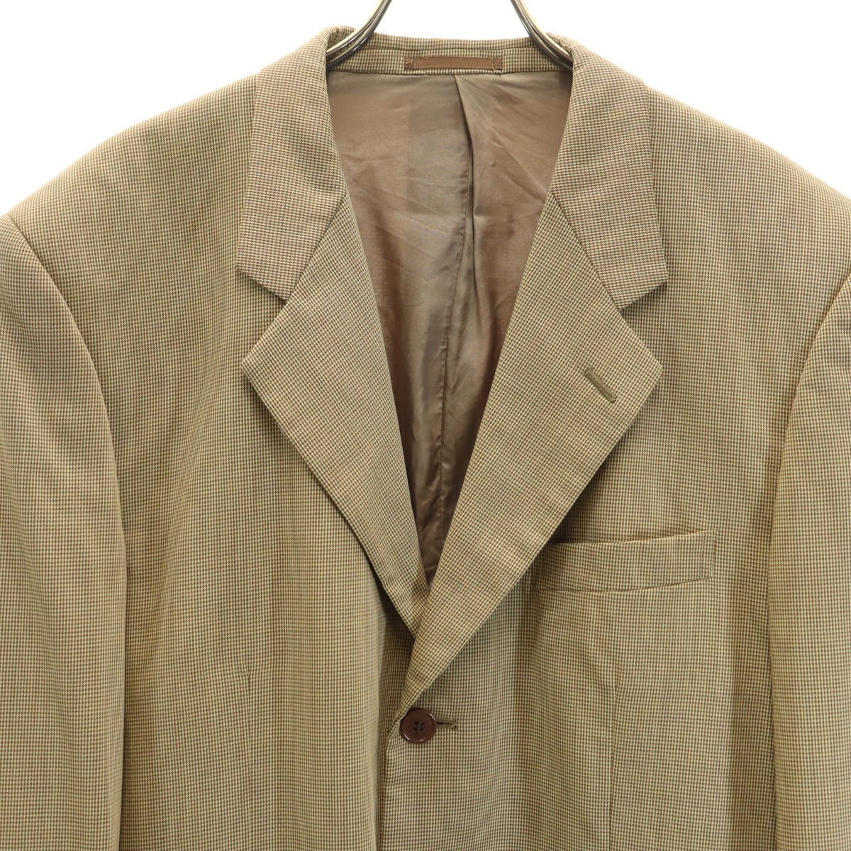 Paul Smith ポールスミス 日本製 総柄 スーツ 上下 セットアップ XL ベージュ系 メンズ