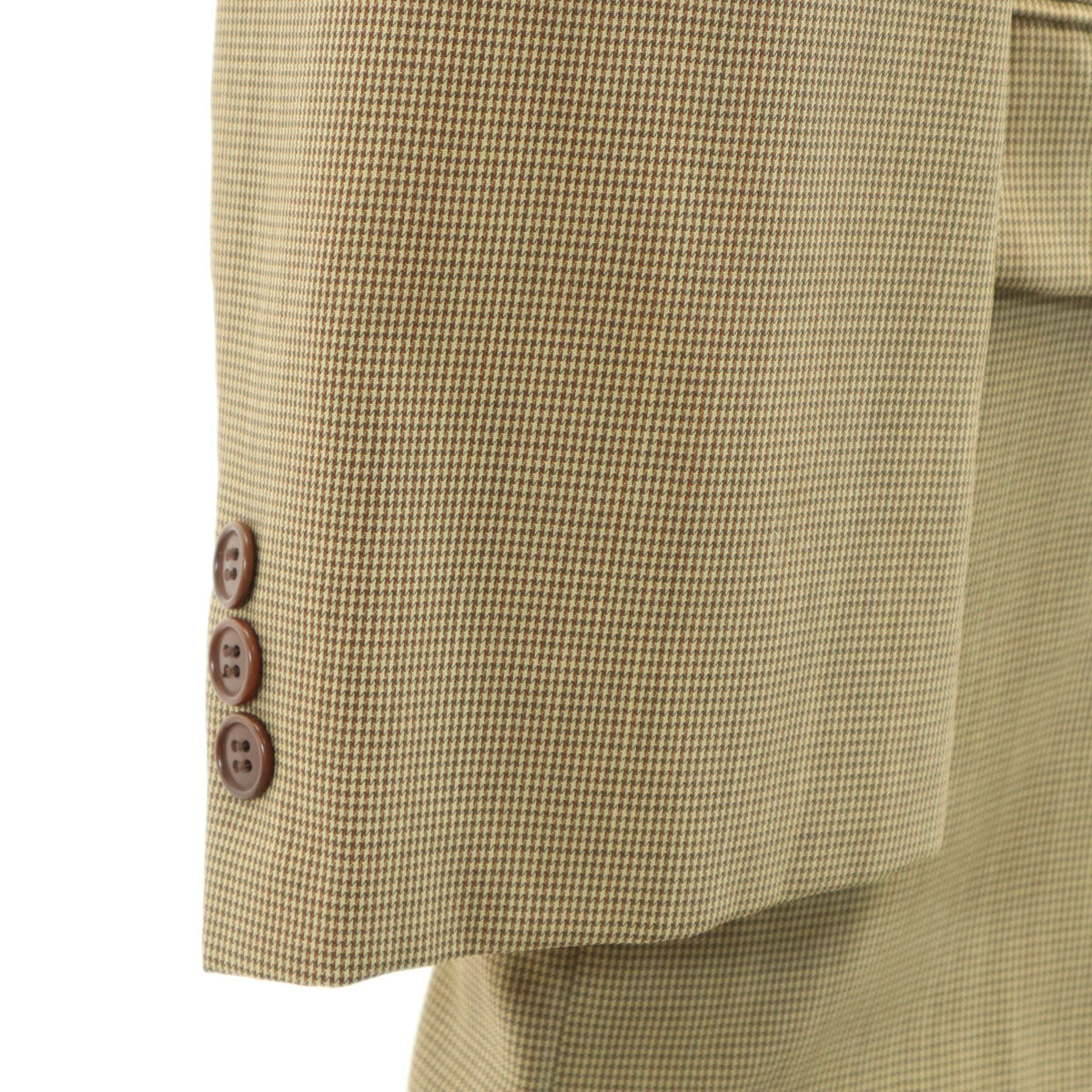 Paul Smith ポールスミス 日本製 総柄 スーツ 上下 セットアップ XL ベージュ系 メンズ