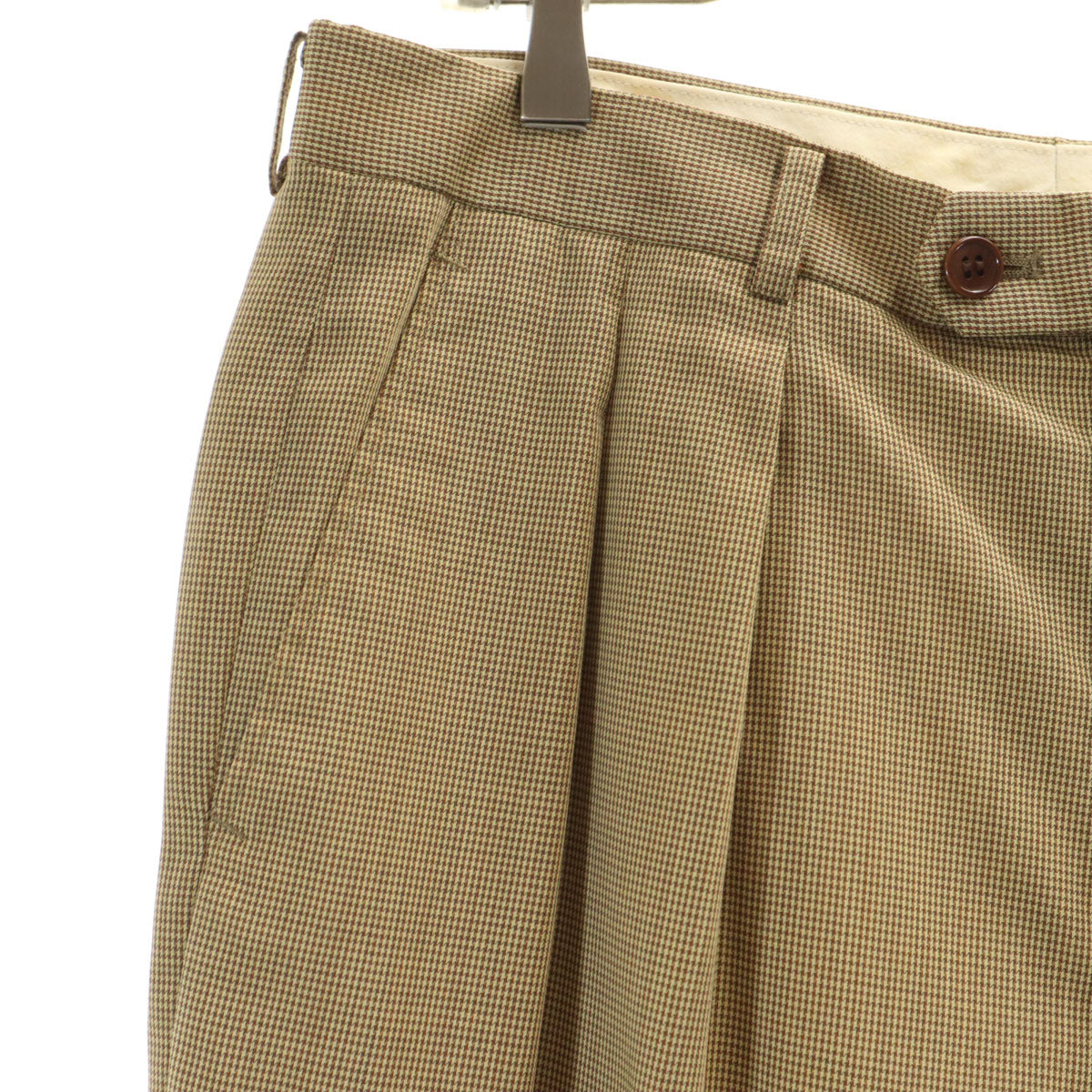 Paul Smith ポールスミス 日本製 総柄 スーツ 上下 セットアップ XL ベージュ系 メンズ