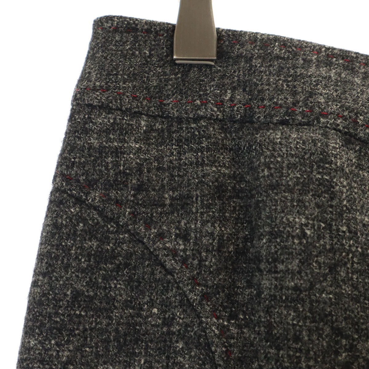 Paul Smith ポールスミス ウールブレンド スカートスーツ 上下 セットアップ 38/42 グレー BLACK レディース