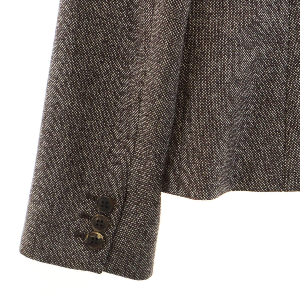 BURBERRY バーバリー パンツスーツ 上下 セットアップ 42/40 ブラウン系 三陽商会 スペアパンツ付き レディース