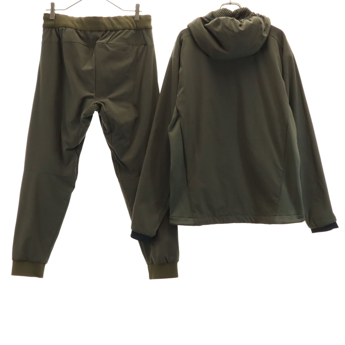 F.C.Real Bristol エフシーレアルブリストル ジップパーカー 上下 セットアップ M カーキ メンズ