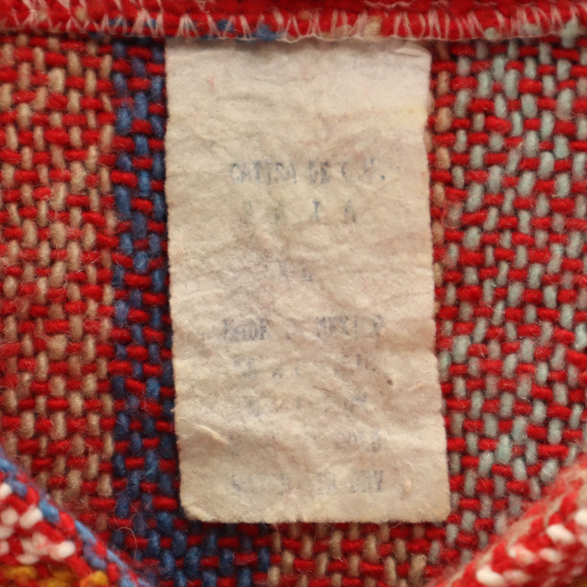 80s 90s オールド ストライプ柄 長袖 メキシカン パーカー XL レッド メンズ