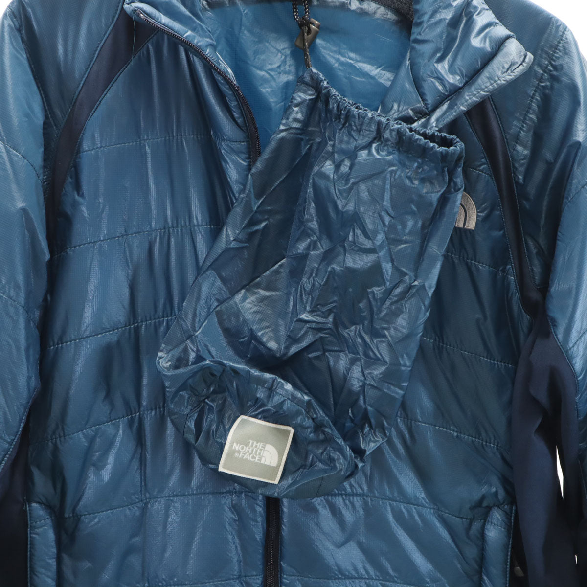 THE NORTH FACE ノースフェイス 中綿ジャケット XL ネイビー NYW17901 アウトドア 収納袋付き レディース