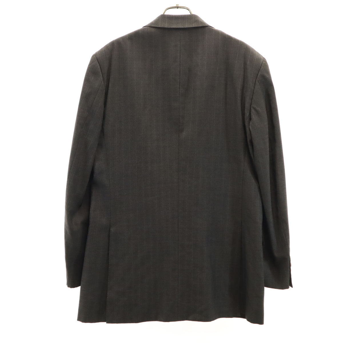 BURBERRY LONDON バーバリーロンドン 日本製 ストライプ柄 テーラードジャケット A7 チャコールグレー 三陽商会 メンズ