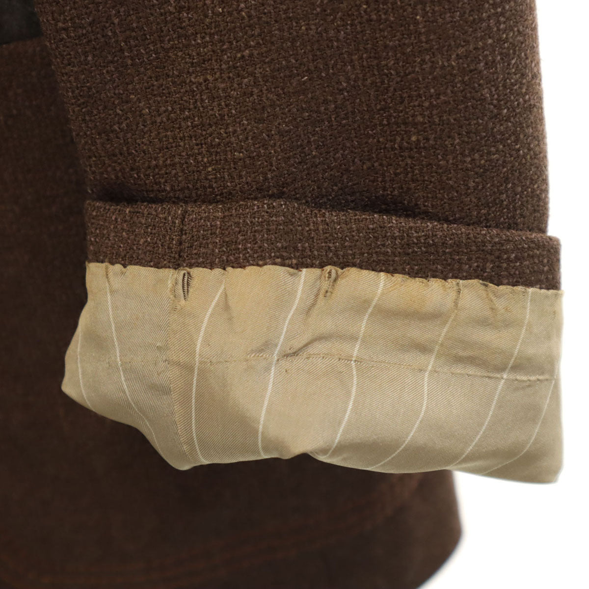 LANVIN ランバン テーラードジャケット 50 ブラウン メンズ