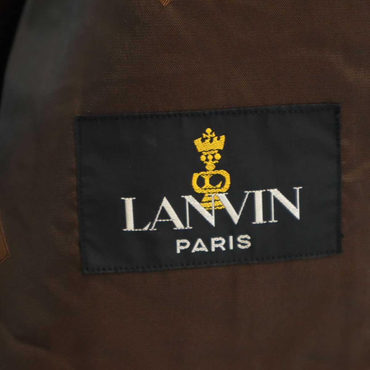 LANVIN ランバン テーラードジャケット 50 ブラウン メンズ