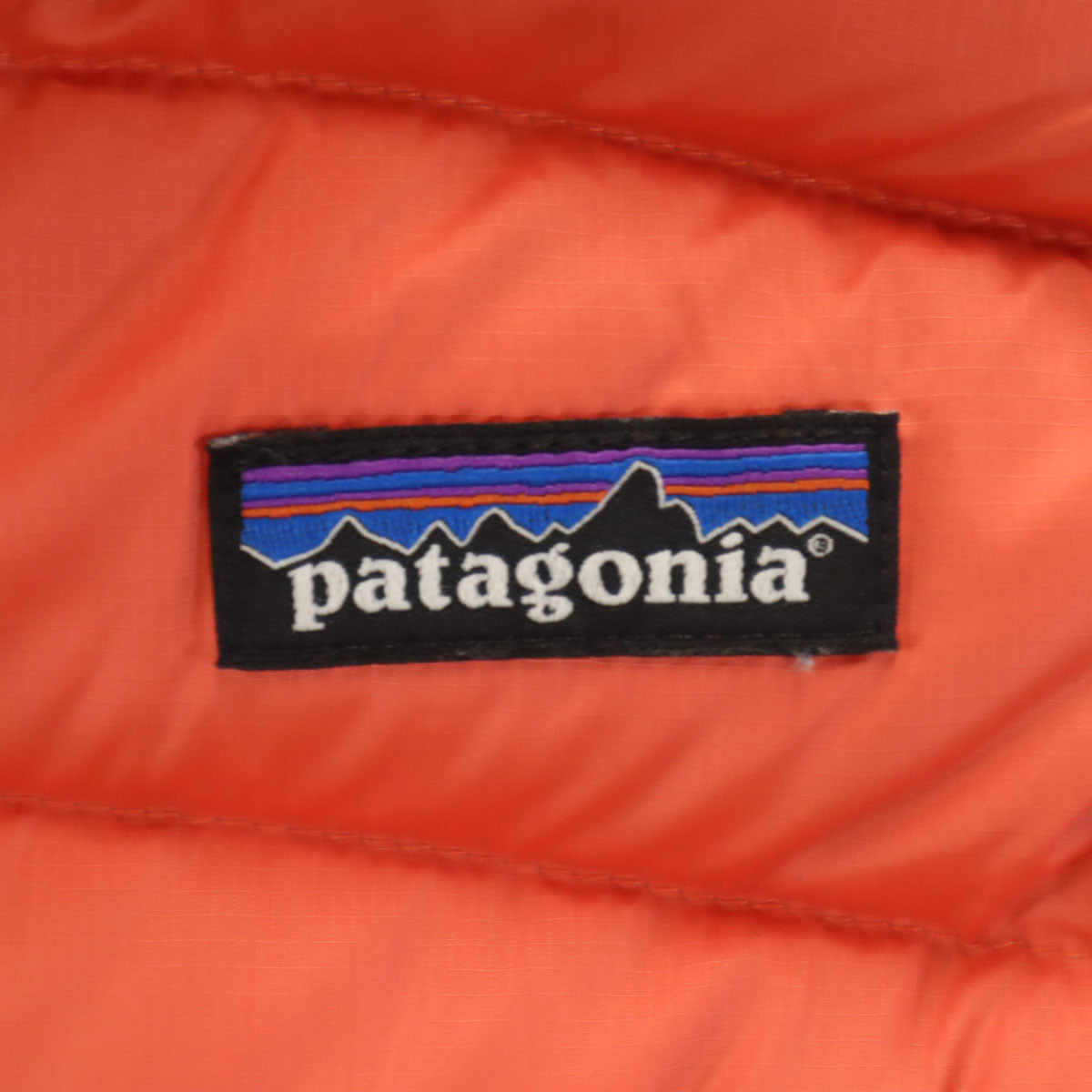 patagonia パタゴニア ダウンベスト L 12 オレンジ系 68227FA18 アウトドア キッズ