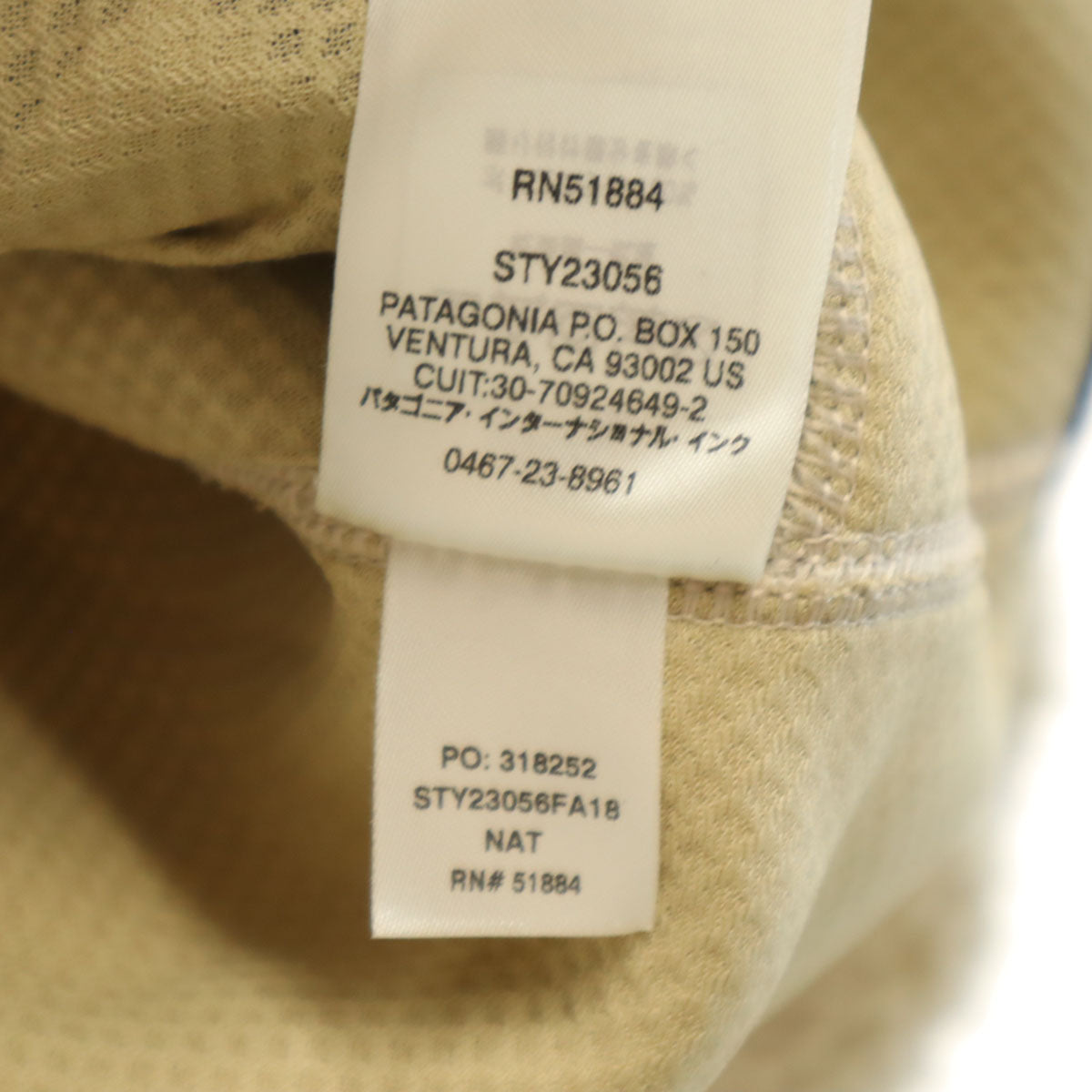 patagonia パタゴニア クラッシックレトロX フリースジャケット S ベージュ 23056FA18 アウトドア メンズ