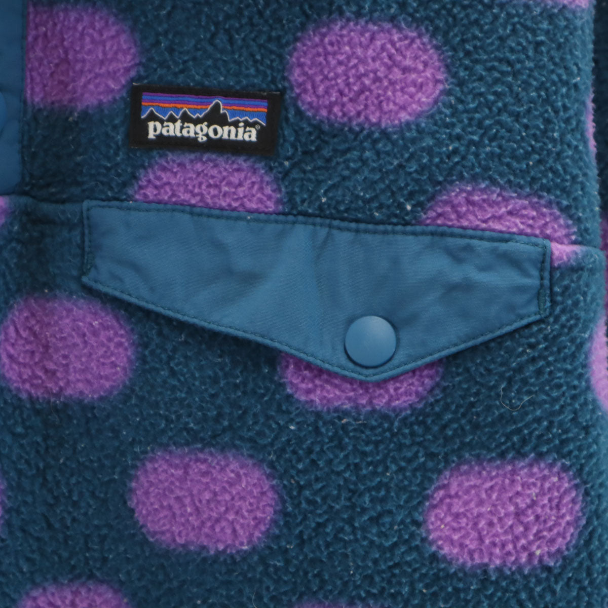 patagonia パタゴニア シンチラ スナップT フリースジャケット XXL 16-18 青紺 65545FA15 アウトドア プルオーバー キッズ