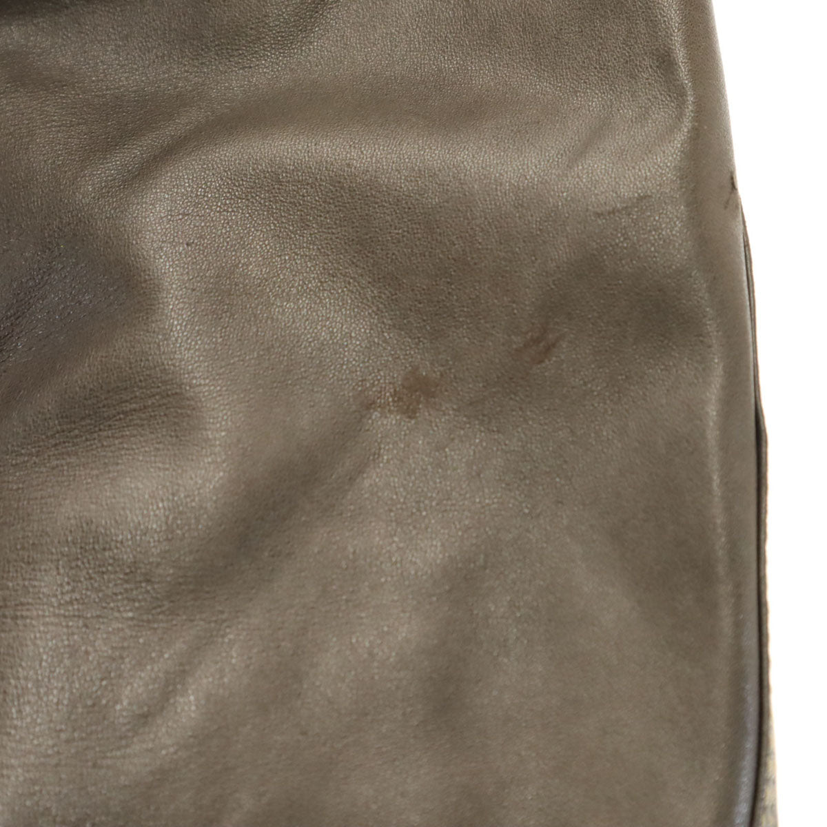 Salfra サルフラ レザージャケット 50 ブラウン 裏カシミヤ メンズ