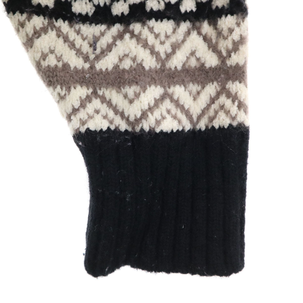 KENZO GOLF ケンゾーゴルフ 90s 日本製 オールド 幾何学柄 長袖 セーター 3 アイボリー ニット レディース