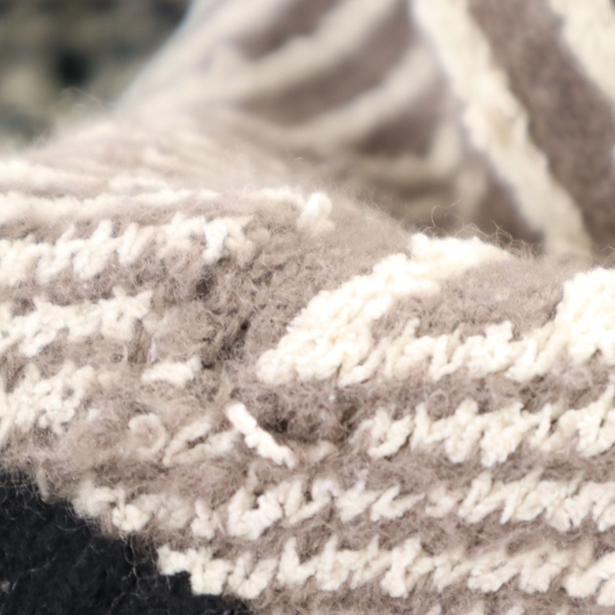 KENZO GOLF ケンゾーゴルフ 90s 日本製 オールド 幾何学柄 長袖 セーター 3 アイボリー ニット レディース