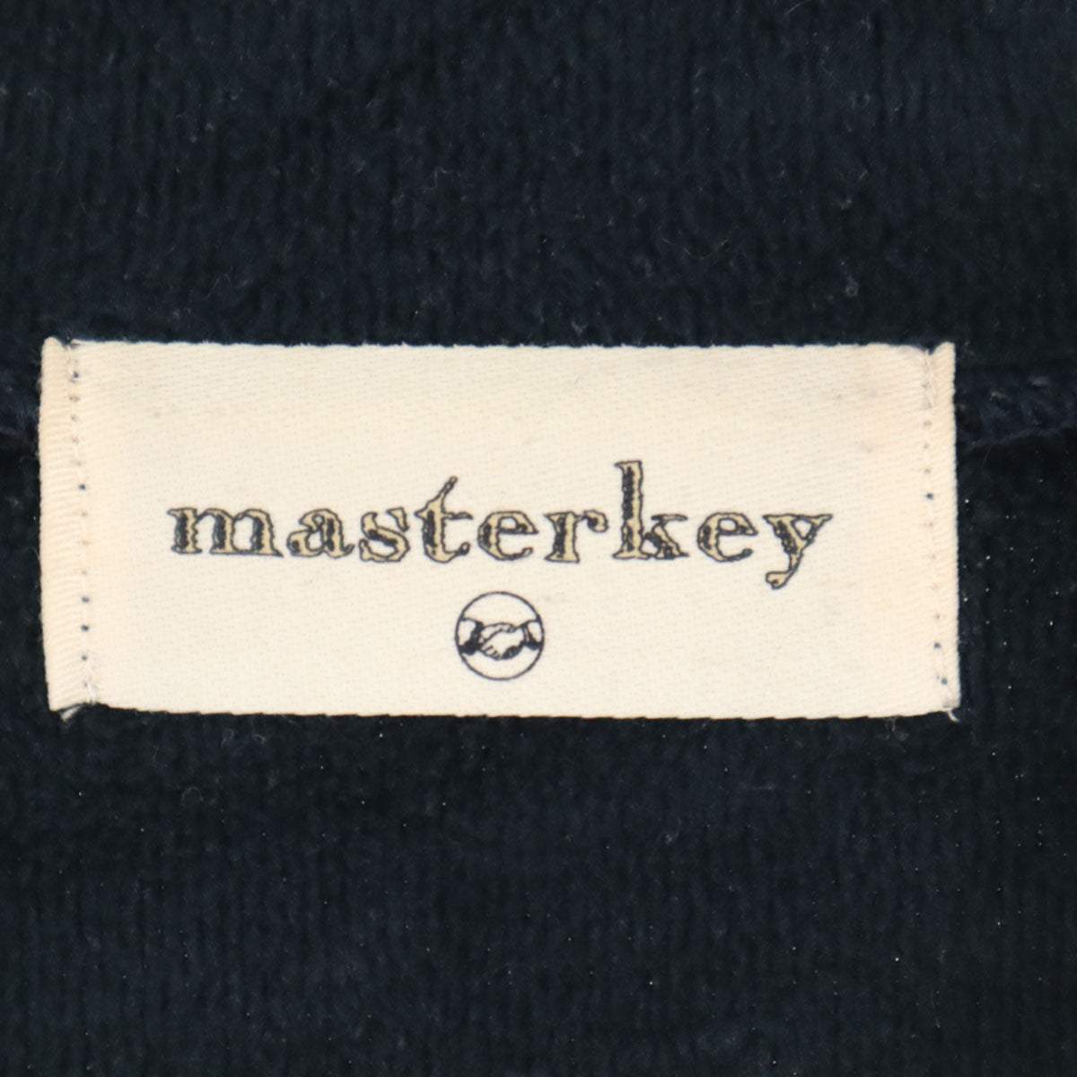 masterkey マスターキー 日本製 長袖 異素材 モックネック トレーナー 1 ブラック プルオーバー メンズ