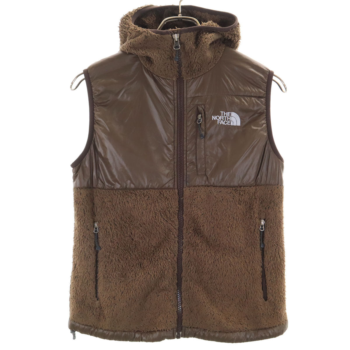 THE NORTH FACE ザノースフェイス フルジップ ベスト M ブラウン アウトドア NAW45004 レディース