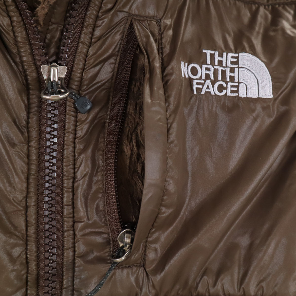 THE NORTH FACE ザノースフェイス フルジップ ベスト M ブラウン アウトドア NAW45004 レディース