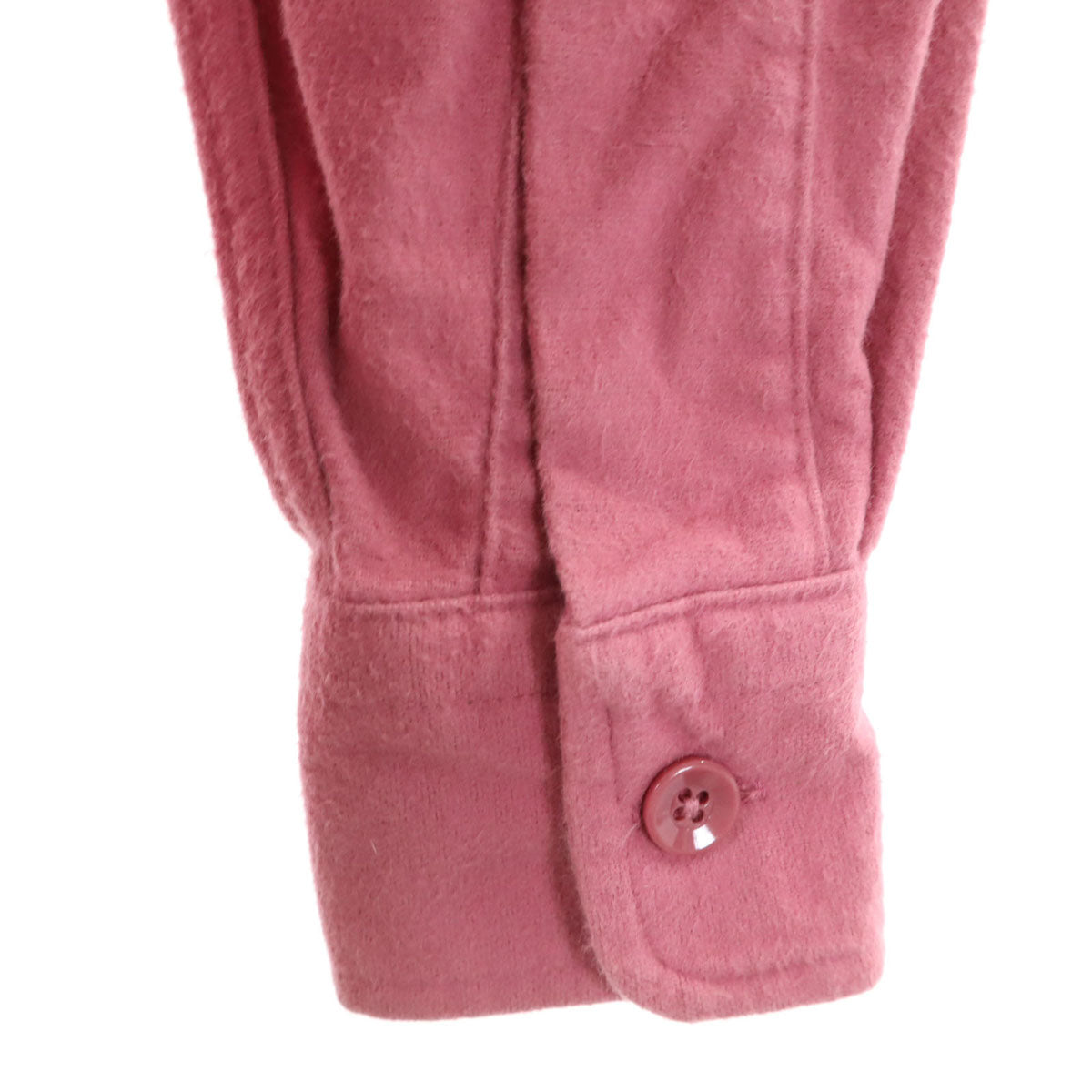 L.L.Bean エルエルビーン 80s オールド USA製 長袖 フランネル シャツ 6 ピンク アウトドア レディース